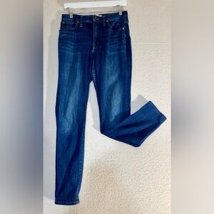 Madewell Skinny Jeans Women 28 Blue Denim Fair Trade Mid Rise Stretch Slim